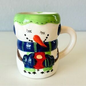 New! CIB Bay Island Coffee Mug - Christmas Snowman Chocolate Mug